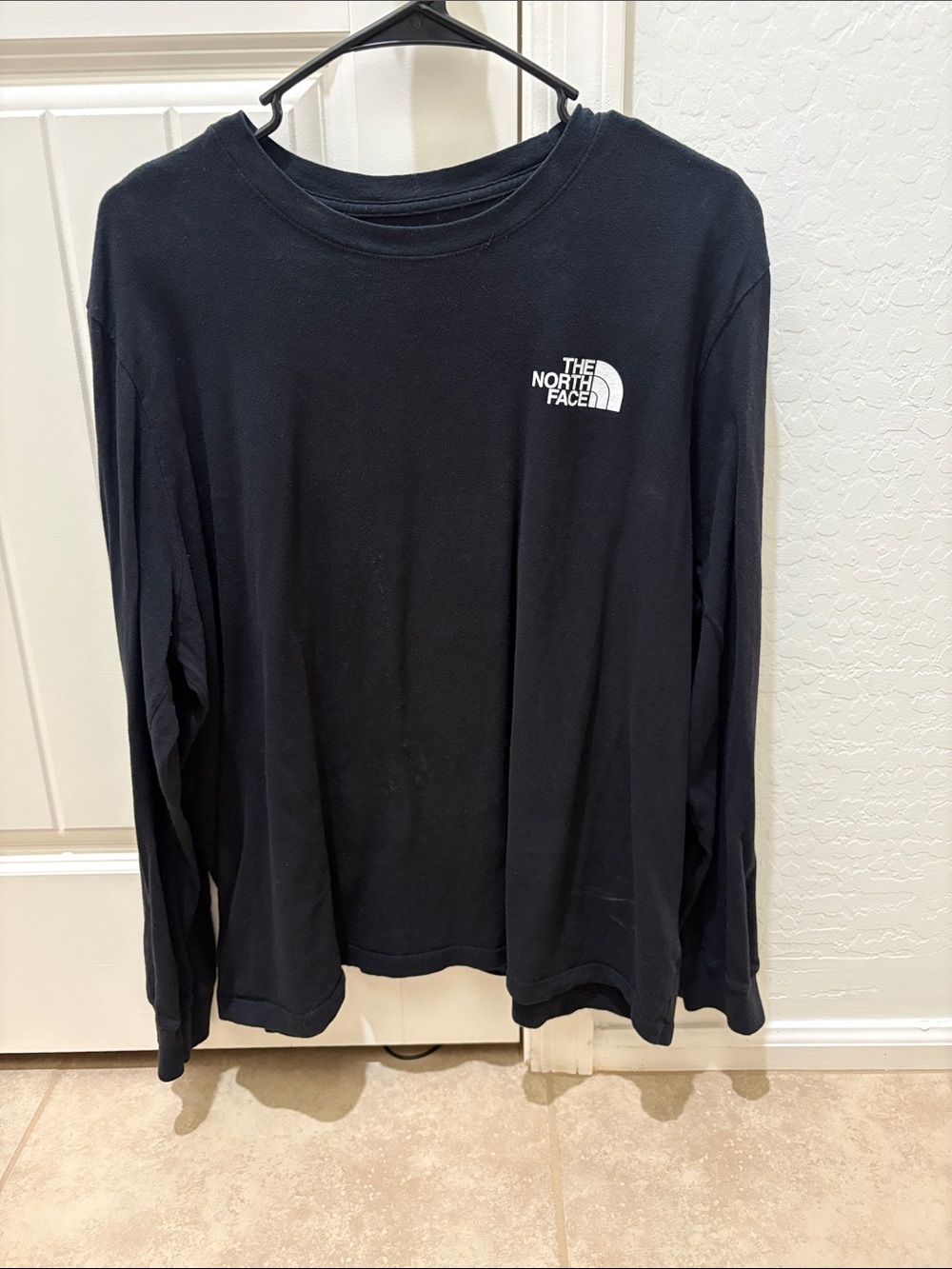The North Face Black Long Sleeve Logo Shirt